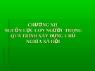 Bài giảng Chủ nghĩa xã hội khoa học: Chương 12