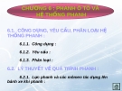 Bài giảng Lý thuyết ô tô - Chương 6: Phanh ô tô và hệ thống phanh