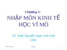 Bài giảng Kinh tế vĩ mô: Chương 1 - TS. Trần Nguyễn Ngọc Anh Thư