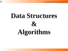 Lecture Data Structures  &  Algorithms: Chapter 3