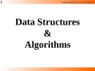 Lecture Data Structures  &  Algorithms: Chapter 1