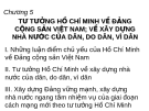 Bài giảng Tư tưởng Hồ Chí Minh: Chương 5 - ĐH Dân Lập Văn Lang