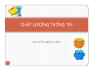 Bài giảng Chất lượng thông tin - Nguyễn Bích Liên