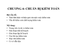 Bài giảng Kiểm toán - Chương 4: Chuẩn bị kiểm toán