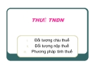 Bài giảng Thuế thu nhập doanh nghiệp (2013)