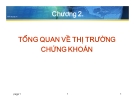 Bài giảng Thị trường chứng khoán - Chương 2: Tổng quan về thị trường chứng khoán