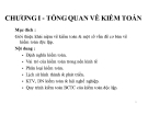 Bài giảng Kiểm toán - Chương 1: Tổng quan về kiểm toán