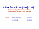 Báo cáo Máy điện đặc biệt