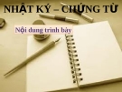 Bài giảng Nhật ký–chứng từ