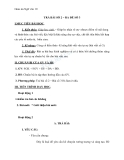 Giáo án Ngữ văn 10 tuần 10: Trả bài làm văn số 2, ra đề bài số 3