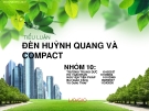 Báo cáo môn Kỹ thuật chiếu sáng dân dụng và công nghiệp: Đèn huỳnh quang và compact