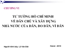 Bài giảng Tư tưởng Hồ Chí Minh: Chương VI - Lê Văn Bát