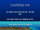 Bài giảng Triết học (cao học): Chương VIII (tt)