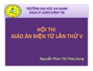 Hội thi giáo án điện tử lần thứ V: Chương III - Nguyễn Phan Thị Thùy Dung