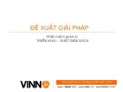 Bài thuyết trình: Đề xuất giải pháp phần mềm Quản lý - Triển khai xuất bản sách