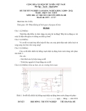Đề thi & đáp án lý thuyết Điện tàu thủy năm 2012 (Mã đề LT27)