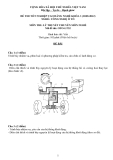 Đề thi & đáp án lý thuyết Công nghệ ô tô năm 2012 (Mã đề LT32)