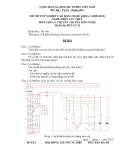 Đề thi & đáp án lý thuyết Điện tàu thủy năm 2012 (Mã đề LT24)