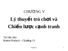 Bài giảng Kinh tế học vi mô: Chương V - TS. Nguyễn Quỳnh Hoa