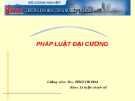 Bài giảng Pháp luật đại cương: Bài 5 - Ths. Đinh Thị Hoa