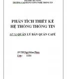 Đề tài: Phân tích thiết kế hệ thống thông tin - Quản lí bán quán café