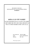 Đề tài: Xây dựng hệ thống quản lý an toàn và sức khỏe nghề nghiệp theo tiêu chuẩn OHSAS 18001:2007 tại công ty cổ phần chế biến gỗ Đức Long Gia Lai