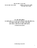 Tài liệu bồi dưỡng Cán bộ quản lý và giáo viên về biên soạn đề kiểm tra, xây dựng thư viện câu hỏi và bài tập môn Vật lí cấp THPT