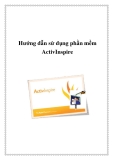 Hướng dẫn sử dụng phần mềm ActivInspire