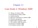 Lecture Operating System: Chapter 11 - University of Technology