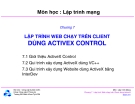 Bài giảng môn Lập trình mạng: Chương 7 - TS. Nguyễn Văn Hiệp