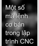 Các mã lệnh cơ bản trong lập trình CNC