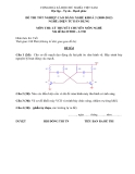 Đề thi & đáp án lý thuyết Điện tử dân dụng năm 2012 (Mã đề LT30)