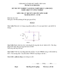 Đề thi & đáp án lý thuyết Điện tử công nghiệp năm 2012 (Mã đề LT2)