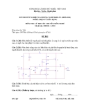 Đề thi & đáp án lý thuyết Điện tử dân dụng năm 2012 (Mã đề LT50)