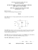 Đề thi & đáp án lý thuyết Điện tử công nghiệp năm 2012 (Mã đề LT1)