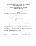 Đề thi & đáp án lý thuyết Điện tử dân dụng năm 2012 (Mã đề LT28)