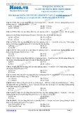 Chuyên đề LTĐH môn Vật lý:: Tìm quãng đường đi và vận tốc trung bình trong dao động điều hòa