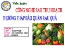 Bài tiểu luận: Phương pháp bảo quản rau quả