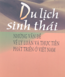 Những vấn đề về lý luận và thực tiễn phát triển ở Việt Nam -  Du lịch sinh thái: Phần 2