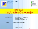 Báo cáo Thực tập tốt nghiệp khoa Môi Trường: Tìm hiểu công tác quan trắc môi trường