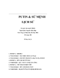 Sứ mệnh lịch sử của Putin