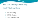 Bài thuyết trình môn Khí xả động cơ đốt trong Chủ đề thảo luận: Hình thành HC (Hydro Carbons) ở các chế độ chuyển tiếp