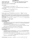Đề thi Khảo sát chất lượng lớp 12: Lần II năm 2011 môn Toán - THPT chuyên ĐH Vinh