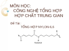 Đề tài: Tổng hợp nylon - 6.6