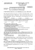 Đề thi thử Đại học lần 3 môn Vật lí năm 2014 (Mã đề 133) - ĐH Sư phạm Hà Nội