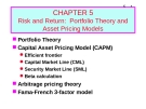 Bài giảng Chapter 5: Risk and return - Portfolio theory and asset pricing models