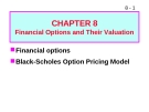 Bài giảng Chapter 8: Financial options and their valuation