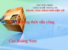 Bài giảng Các phương thức tấn công mạng - Cao Hoàng Nam