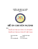 Đề án chuyên ngành: Thuế giá trị gia tăng và áp dụng thuế giá trị gia tăng ở Việt Nam