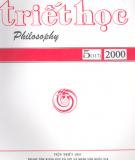 Tạp chí Triết học số 5 (117), Tháng 8 - 2000